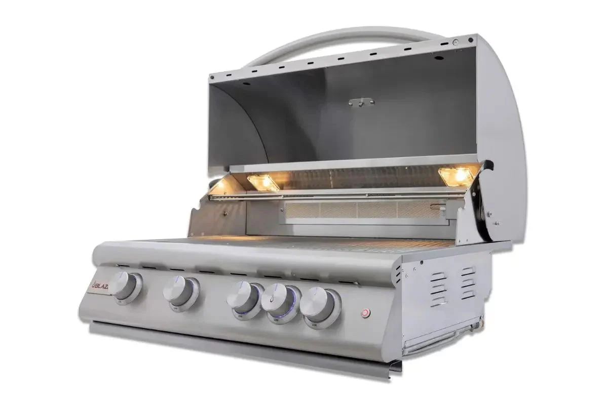Blaze Premium 4-Burner LTE+ 32" Built-In Gas BBQ Grill with Rear Infrared Burner, BLZ-4LTE3 - Image 3