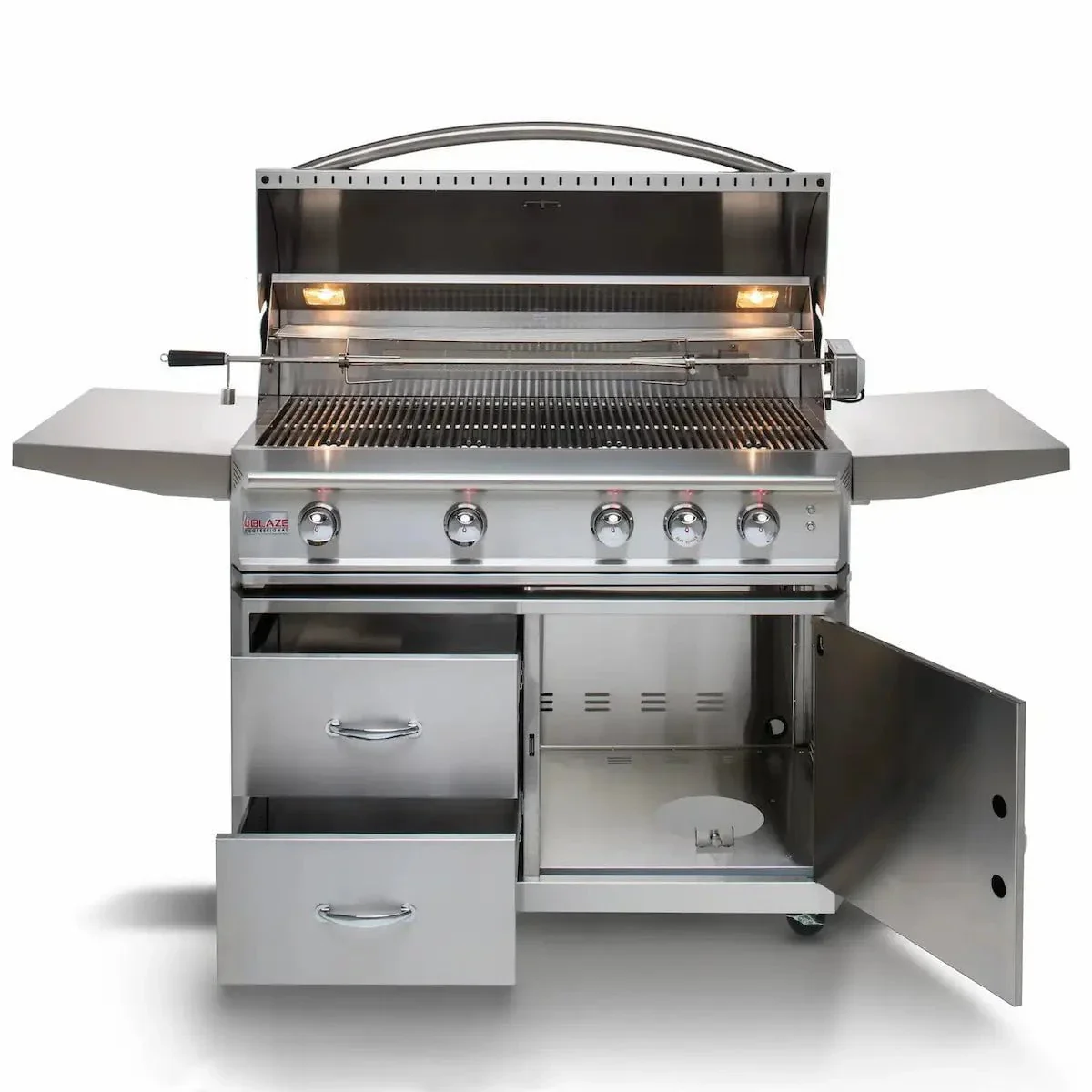 Blaze Professional LUX 44" 4-Burner Built-In Gas BBQ Grill with Rear Infrared Burner, BLZ-4PRO - Image 13