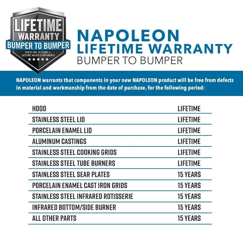 Napoleon Grills Built-In Prestige PRO 500 Gas BBQ Grill with Infrared Rear Burner, BIPRO500RB-3 - Image 4