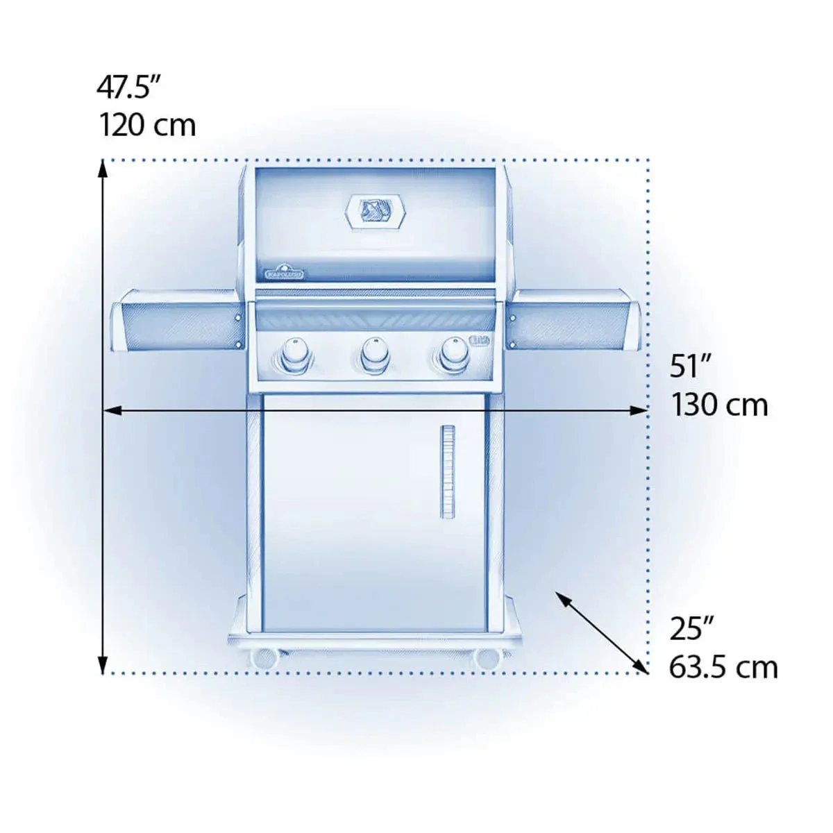 Napoleon Rogue 425 Gas BBQ Grill - Image 3