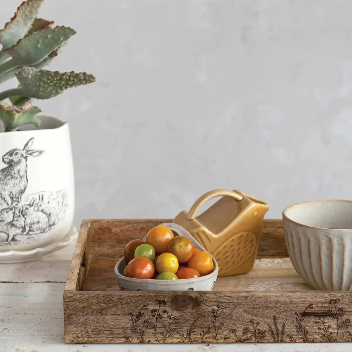 Stoneware Bird Shaped Creamer - Image 7