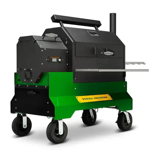 Yoder Smokers YS640s Pellet Grill on Competition Cart with Storage Drawer - Image 15